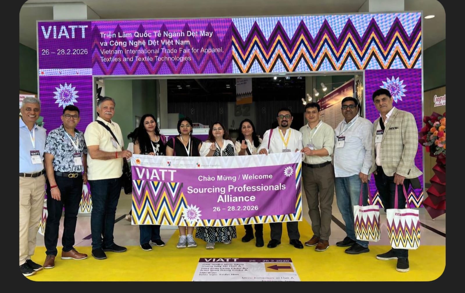 SPA delegation group photo welcomed at VIATT Vietnam