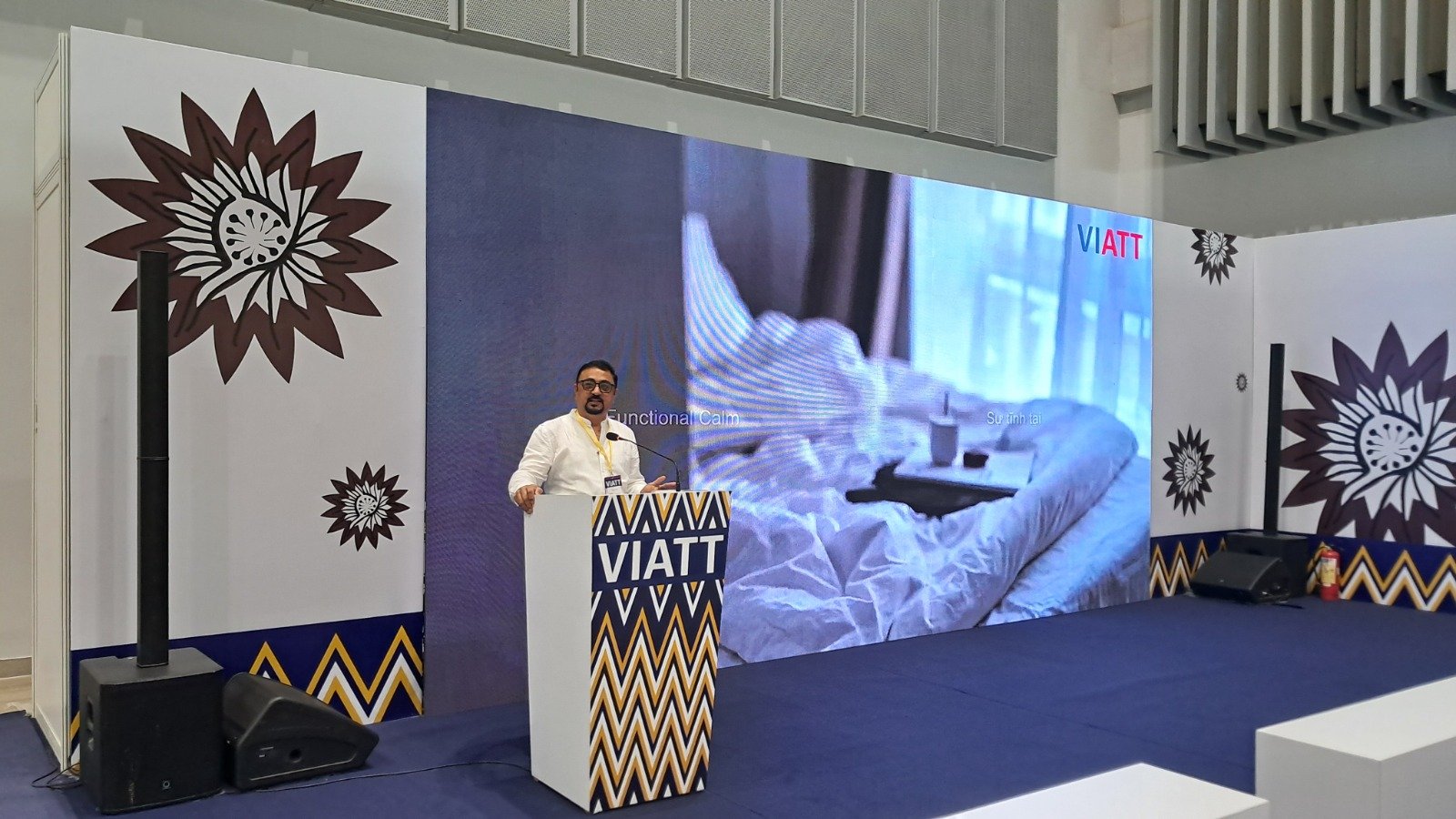 SPA member presenting a session on stage at VIATT